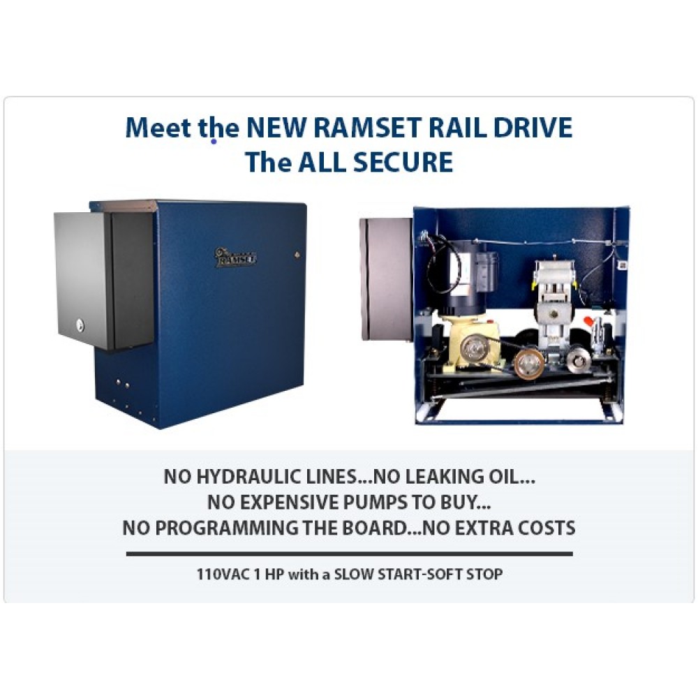 Slide Gate Openers Ramset Rail Drive Slide Gate Opener