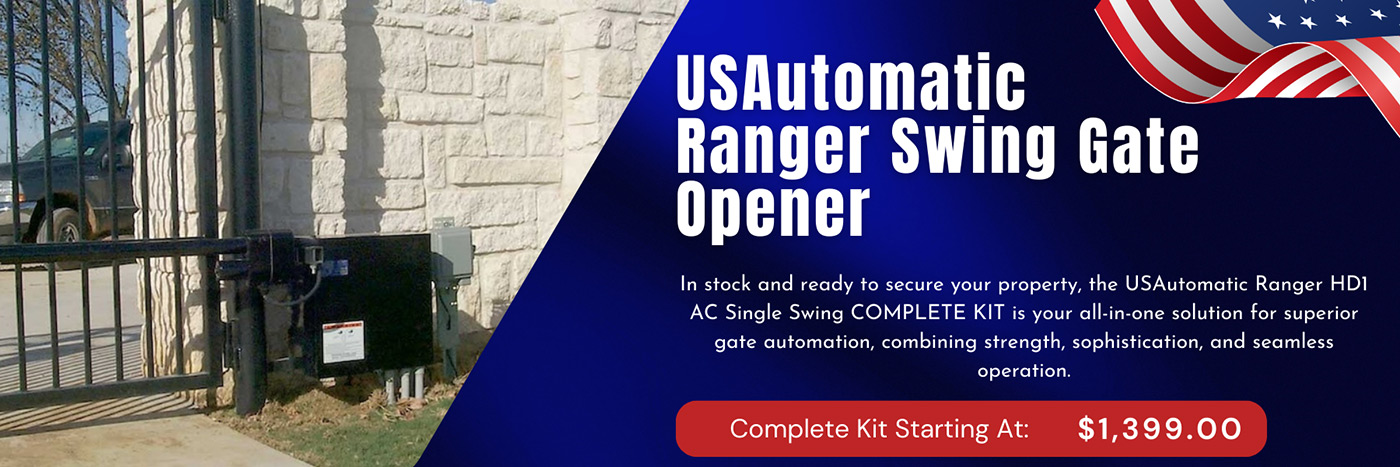 USAutomatic Ranger Swing Gate Kit